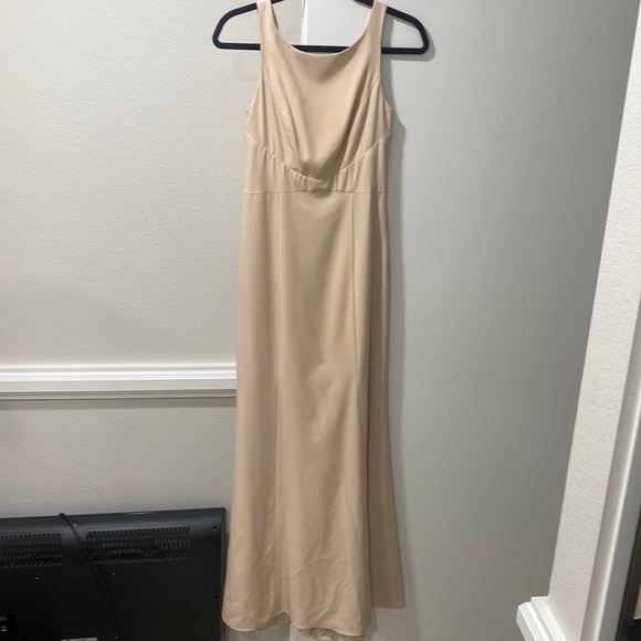 Amsale Joelle Blush Dress - Picture 2 of 5